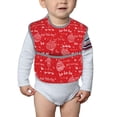 thumbnail image 6 of Zufioo Hohoho1 Print Toddler Adjustable Waterproof Bib, 11.6x15 Inch Feeding Bib Suitable for 6-24 Month Babies, 6 of 8