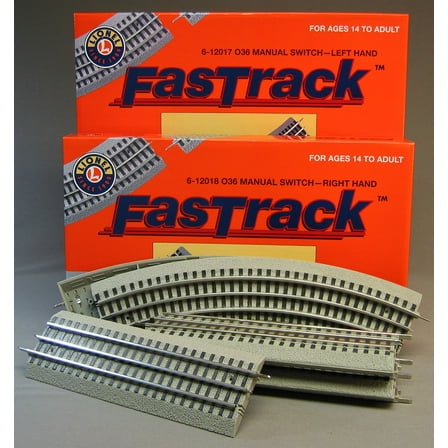LIONEL FASTRACK LOT TRACK PACK OUTER PASSING LOOP BULK 6-12031 NB
