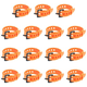 thumbnail image 1 of Corbatas multifuncionales Corbatas Hebilla Equipaje Corbatas de carga -Correas de plumón (cortas) Naranja, 1 of 4