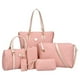 thumbnail image 5 of 6 piezas de bolsos Set Totes Satchels Bag Bolsos de hombro Key Rosado Zulema Bolsos de hombro Cartera de embrague, 5 of 8