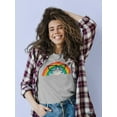 thumbnail image 2 of Image Conscious Studious Rainbow T-Shirt Womens -Jay Fleck Designs, Female Regular Fit, 2 of 4