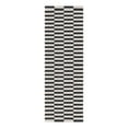 thumbnail image 7 of Unique Loom Decatur Collection Area Rug - Striped (2' x 6' Runner Black/Ivory), 7 of 7