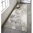 thumbnail image 2 of Alexander Contemporary Watercolor Runner, Light/Silver Gray, 2ft-10in x 7ft-10in, 2 of 7
