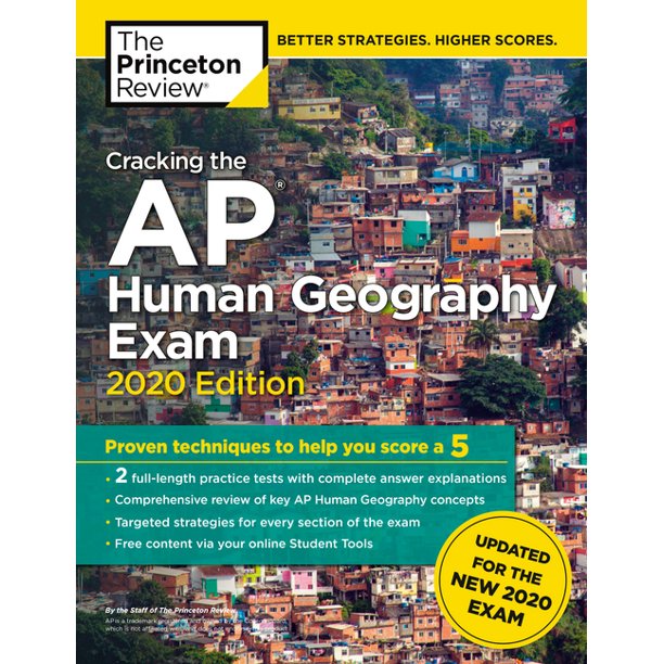 Cracking the AP Human Geography Exam, 2020 Edition Practice Tests
