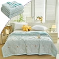 thumbnail image 1 of Apmemiss Back to School Essentials Clearance Summer Washed Conditioned Quilt Summer Cool Quilt Washable Thin Quilt Quilt Core Student Bedroom Dormitory Summer Quilt, 1 of 6