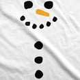 thumbnail image 4 of Maternity Snowman Buttons Funny Pregnancy Bump Tee Cute Christmas T shirt, 4 of 7