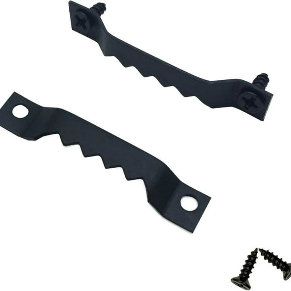 Small Sawtooth Picture Hangers - Steel Picture Hanging Solutions with Screws, for Hanging Clock Paintings Artwork Frame Hooks