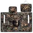 thumbnail image 3 of SEANATIVE Golf Cart Seat Covers Universal Fit for EZGO TXT/Club Car/Yamaha, Heavy Duty Polyester Golf Cart Seat Towel Blanket with 4 Pockets, Deer Camo Hunting Forest, 3 of 7