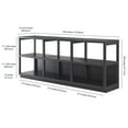 thumbnail image 5 of Evelyn&Zoe Thalia Rectangular TV Stand for TV's up to 75", Black, 5 of 9