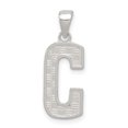 thumbnail image 1 of Collier Pendentif Monogramme Initiale Lettre C en Argent Sterling 925, 1 of 8