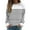 White, variant on ZSQDM White Hoodie Women Long Sleeve Shirts for Women 2025 Fall Clothes Tunic Tops Loose Fit Dressy Crewneck Pullover Sweaters Curved Sweater Shaver Women's Polyester Hoodie （L）