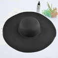 thumbnail image 3 of Yirtree Hawaiian Beach Women's Foldable Floppy Travel Beach Sun Visor Hat Wide Brim Straw Sun Cap UPF 50+, 3 of 8