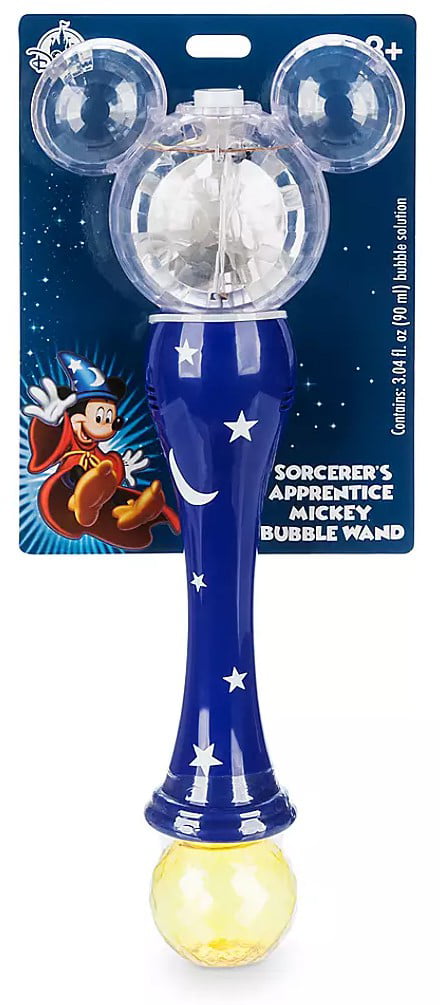 Disney Parks Mickey Mouse Sorcerer’s Apprentice Bubble Glow Wand Light-Up NEW 