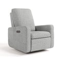 thumbnail image 3 of Graco Teddi Power Recliner, Salt & Pepper Boucle, 3 of 12
