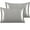 Gray, variant on Ntbay 2 Pack Silky Satin Queen Pillowcases for Hair and Skin, Luxury and Soft Pillow Cases with Envelope Closure, 20" x 30", Dark Grey