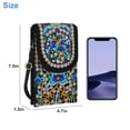 thumbnail image 6 of Cell Phone Bag, Retro Embroidery Crossbody Purse, Small Vintage Canvas Handbag Shoulder Bag for Women, Fits for iPhone Xr Xs Max Samsung, 6 of 8