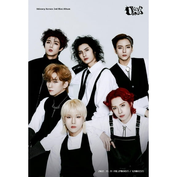 Kpop Artist Poster Xdinary Heroes Overload Hair Cut 2025 Concept Photo Poster