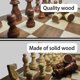 thumbnail image 5 of Chess Pieces Baspoum Style Staunton, madera, tamaño king, 3 cm, con bolsa, 5 of 6