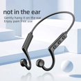 thumbnail image 4 of Auriculares de conducción ósea, deportes de conducción, manos , respuesta plegable de 360 degree, s telefónicas, auriculares HiFi, de , negro, 4 of 8
