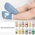 thumbnail image 2 of Baby Non-skid Grip Socks Toddler Socks Anti Skid Slipper Crew Socks for Girls Boys Infant Newborn 6 Pairs, 2 of 7