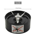 thumbnail image 4 of Lot de 2, Pièce de Rechange de Lame Compatible avec Mixeur Robot Culinaire Original Magic 250 W, Juic, 4 of 5