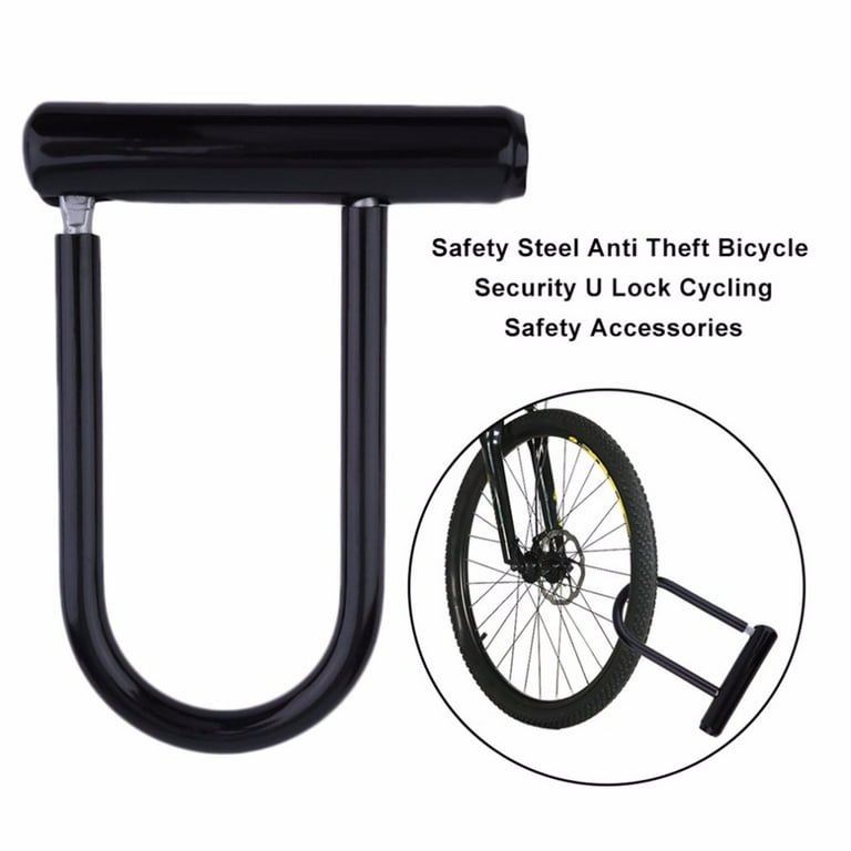 FUYGRCJ Heavy Duty Bicycle U-Lock with Keys and Mounting Bracket