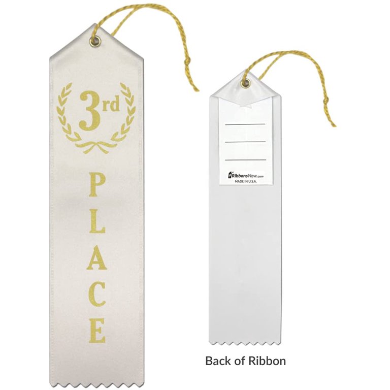 RibbonsNow Participant Award Ribbons - 400 Green Bookmark Style Ribbons -  Bulk Pack