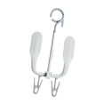 thumbnail image 1 of Perchero para zapatos, para secar zapatos, con gancho para colgar, multiusos, con clips. Gris Blanco, 1 of 9
