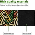 thumbnail image 3 of African Geometric XXL Gaming Mouse Pad 35.4 x 15.7 Inch Large Desk Mat with NonSlip Rubber Base, Waterproof and Stitched Edges, Perfect for Laptop, Keyboard, and Computer, 3 of 6