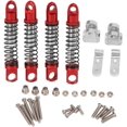 thumbnail image 1 of YISITIAN Shock Absorbers, 4 Set Metal Front Rear Shock Absorbers Damper Compatible with D12 1/10 RC Car Upgrades Parts CA919-1284, 1 of 9