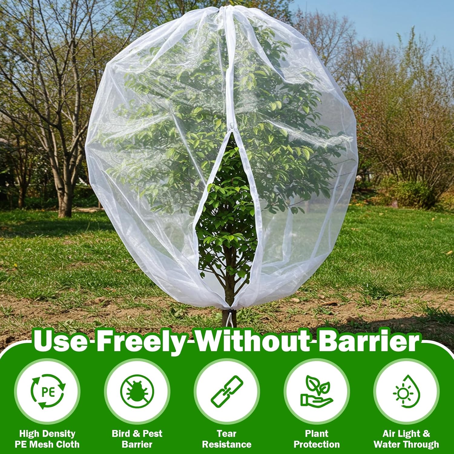 Tree Frame And Net Tree Net Wohohoho 10x10 Ft Fruit Ting - Bird Barrier Net With ...