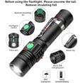 Rechargeable Flashlight, Portable Ultra Brightest Handheld LED Tactical