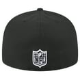 thumbnail image 4 of Men's New Era Black Detroit Lions Main Patch 59FIFTY Fitted Hat, 4 of 6