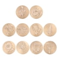 thumbnail image 4 of Cuadros Decorativos Sello de cera sello redondo antiguo flor sello de cera cabeza Hobby herramientas (J) DQrwqpou Nuevos Originales, 4 of 9