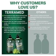Tea Tree Shampoo & Conditioner Set | Thinning Hair Loss Treatments for Men and Women