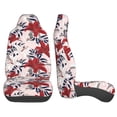 thumbnail image 3 of Honeii Lilies Flowers Print Car Seat Covers 2 Pieces, Full Set Universal Seat Covers for Cars, Waterproof Auto Seat Protectors, 3 of 7