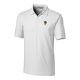 thumbnail image 2 of Men's Cutter & Buck  White Greensboro Grasshoppers Big & Tall Forge Pencil Stripe Stretch Polo, 2 of 3