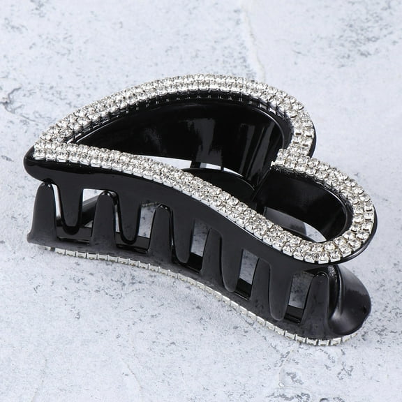 FRCOLOR  Rhinestone Hair Accessories Mini Claw Clip Women's