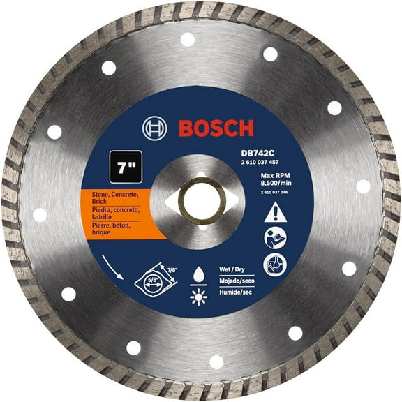Bosch DB742C 7-Inch Premium Turbo Rim Diamond Blade