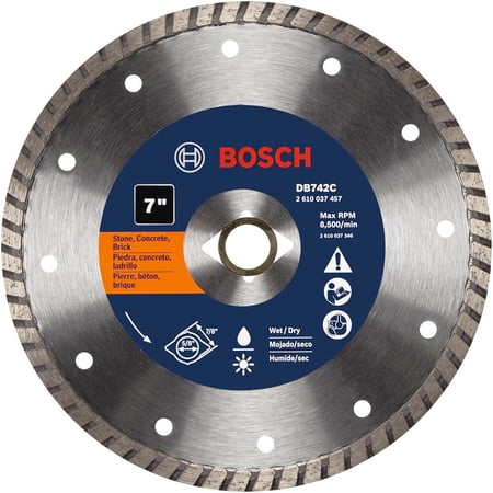 UPC 000346347777 product image for Bosch DB742C 7-Inch Premium Turbo Rim Diamond Blade | upcitemdb.com
