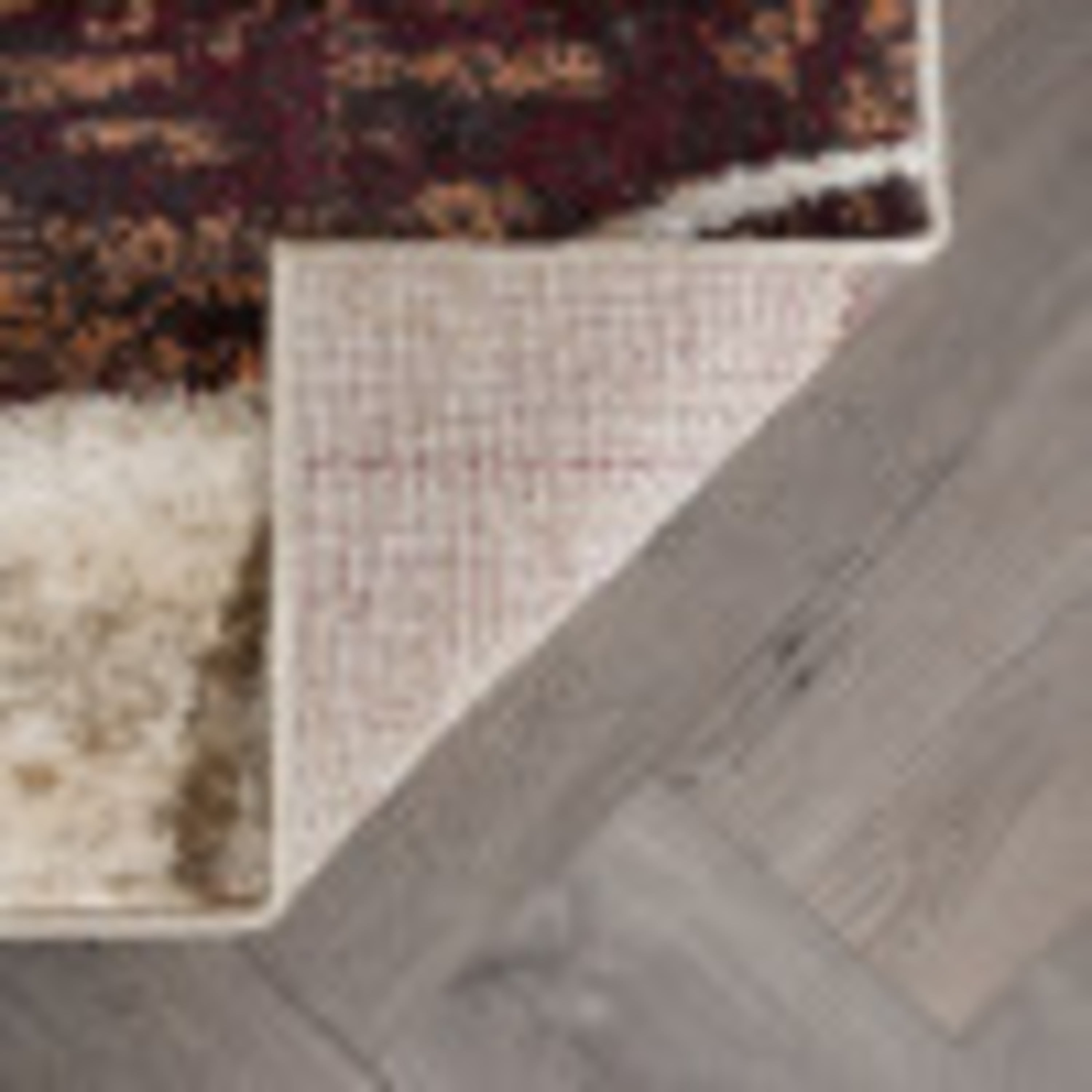 Deco Contemporary 5' x 7' Multi-Color Polypropylene Indoor Area Rug