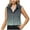 Gray, variant on TAGOLD Summer Casual Tops,Plus Size T-shirt Blouse for Womens, Women's V-neck Sleeveless Printed Casual Sleeveless Button Up Work Shirt