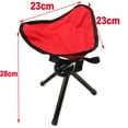 thumbnail image 2 of Portable Folding Seats Camping Tripod Stool Lightweight Tri-Leg Slacker Chair for Backpacking Hiking Fishing Travel, 2 of 6