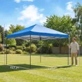 thumbnail image 3 of 135.8" L x 118.1" W Pop Up Canopy Tent, 1-Min Setup, UPF30+ Waterproof 210D Oxford, Foldable Portable with Carry Bag,Dark Blue, 3 of 7