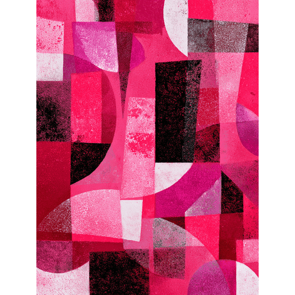 Abstract Geometric Shapes Canvas Print Wall Art for Living Room Office Hotel Hallway