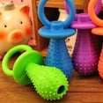 thumbnail image 3 of NIBOLOG 1 Pc Random Color Rubber Pacifier Puppy Dog Chewing Molar Play Toy Pet Supplies, 3 of 8