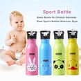 thumbnail image 4 of Kids Water Bottles Sports,500ml Cartoon Drink Water Bottles with Straw, Lovely Animals Travel Drink Flasks Bottle, 4 of 5