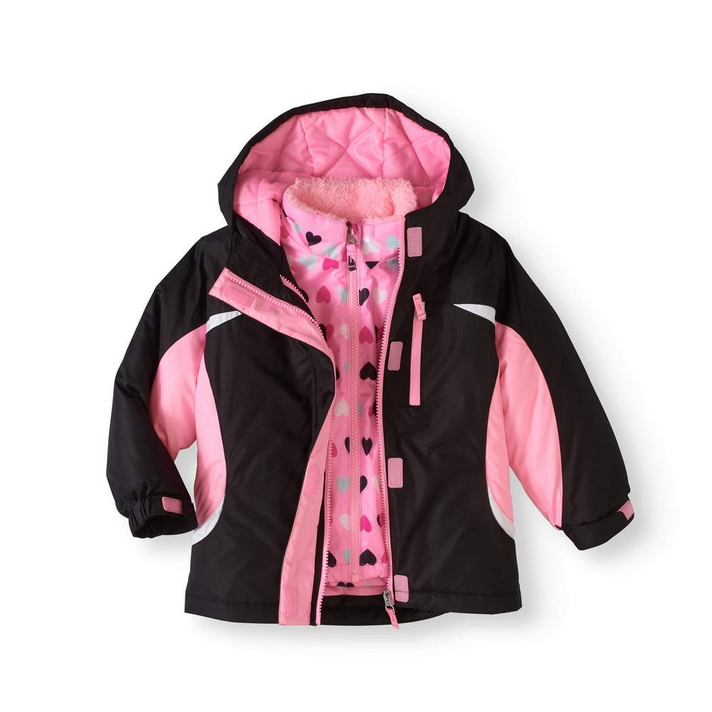 Healthtex Baby Toddler Girl 3 In 1 Ski/Snowboard Jacket With