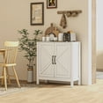 thumbnail image 2 of HOMCOM Armoire de Rangement, Buffet Bahut avec Tablette Réglable, Blanc, 2 of 9