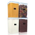 thumbnail image 1 of Contenedores de almacenamiento de alimentos Vtopmart, extra grandes y altos, 6,5 L, 4 unidades, 1 of 7
